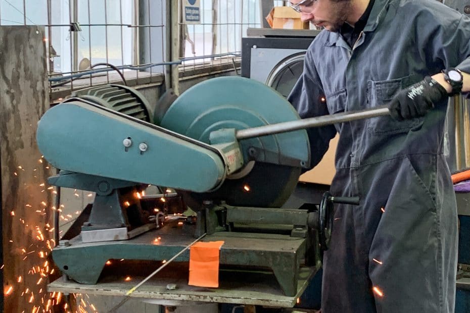 RML Machinery Apprentice Material Cutting
